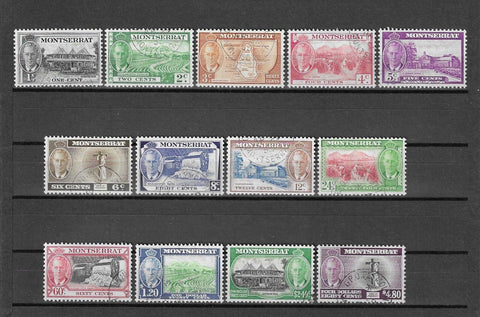 MONTSERRAT 1953 SG 123/35 USED Cat £80