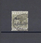 MOROCCO AGENCIES/GIBRALTAR 1898/1900 SG 3ccc USED Cat £170