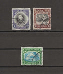 COOK ISLANDS 1938 SG 127/9 USED Cat £70