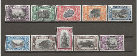 ST HELENA 1934 SG 114/23 MINT Cat £425