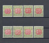 AUSTRALIA 1938 SG D112/8 MINT Cat £225