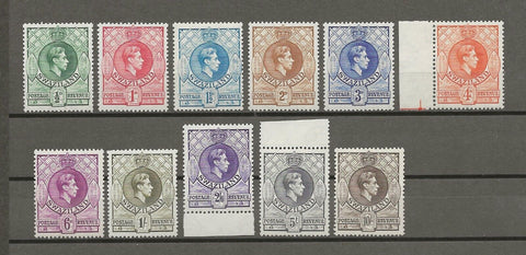 SWAZILAND 1938/54 SG 28/38a MNH Cat £285