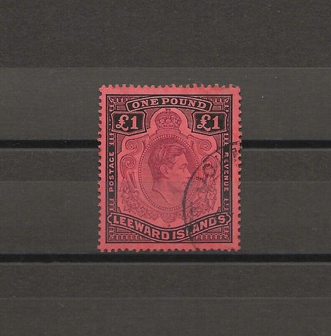 LEEWARD ISLANDS 1942 SG 11b USED Cat £32