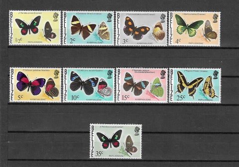 BELIZE 1975/78 SG 403/13 MNH Cat £30