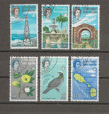 ANGUILLA 1967/9 SG 166/71 USED Cat £8