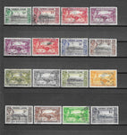 SIERRA LEONE 1938/44 SG 188/200 USED Cat £80