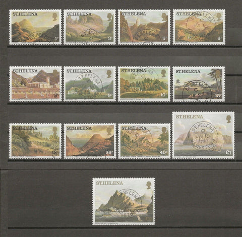 ST HELENA 1976/82 SG 319/31a USED Cat £20