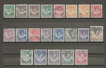 NORTHERN RHODESIA 1938/52 SG 25/45 USED Cat £170