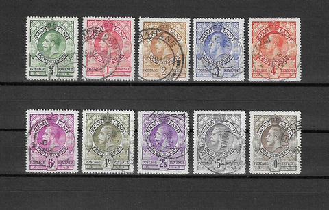 SWAZILAND 1933 SG 11/20 USED Cat £250