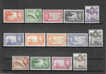 CAYMAN ISLANDS 1938/48 SG 115/26a MINT Cat £100