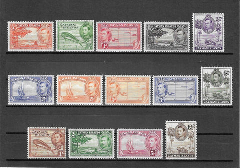 CAYMAN ISLANDS 1938/48 SG 115/26a MINT Cat £100