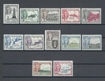 BRITISH VIRGIN ISLANDS 1952 SG 136/47 MNH Cat £50