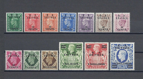 BOIC/ERITREA 1950 SG E13/25 MNH Cat £100