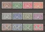 CAYMAN ISLANDS 1932 SG 84/95 MINT Cat £500