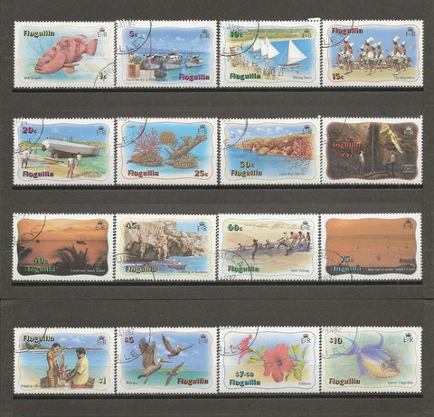 ANGUILLA 1982 SG 485/500 USED Cat £55