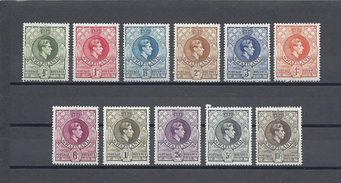 SWAZILAND 1938/54 SG 28/38a MNH Cat £95