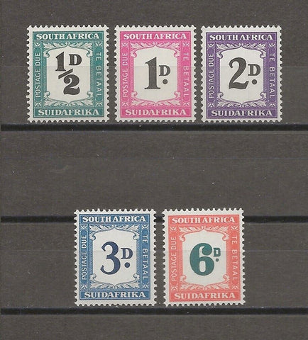 SOUTH AFRICA 1948/9 SG D34/8 MNH Cat £85