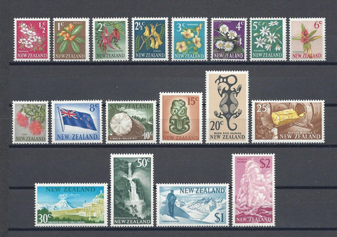 NEW ZEALAND 1967 SG 845/62 MNH Cat £26