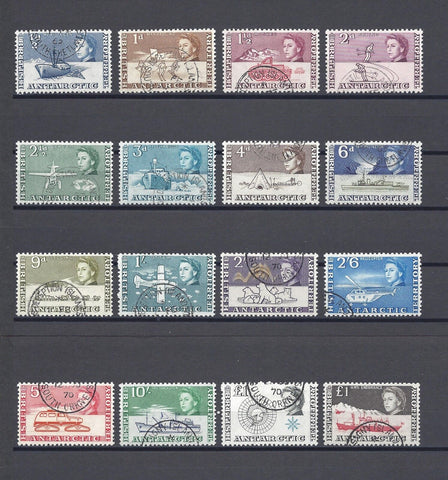 BRITISH ANTARCTIC TERRITORY 1963/9 SG 1/15a USED Cat £250