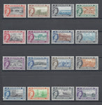 BAHAMAS 1954 SG 201/16 MNH Cat £100