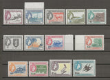 BRITISH VIRGIN ISLANDS 1956/62 SG 149/61 MNH Cat £110