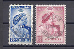 SEYCHELLES 1948 SG 152/3 USED Cat £48.60