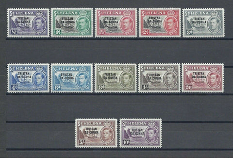 TRISTAN DA CUNHA 1952 SG 1/12 MNH Cat £140