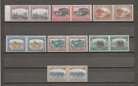 SOUTH AFRICA 1927/30 SG 34/9 MINT Cat £650