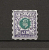 SOUTH AFRICA/NATAL 1902 SG 143 MINT Cat £650.CERT