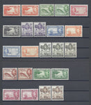 CAYMAN ISLANDS 1938/48 SG 115/26a MINT Cat £290