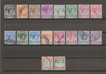 SINGAPORE 1948/52 SG 16/30 USED Cat £60