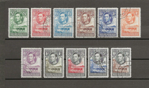 BECHUANALAND 1938/52 SG 118/28 USED Cat £100