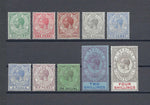 GIBRALTAR 1912/27 SG 89/100 MINT Cat £145