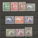 ANTIGUA 1932 SG 81/90 MINT Cat £225