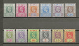 GAMBIA 1902/05 SG 45/56 MINT Cat £250