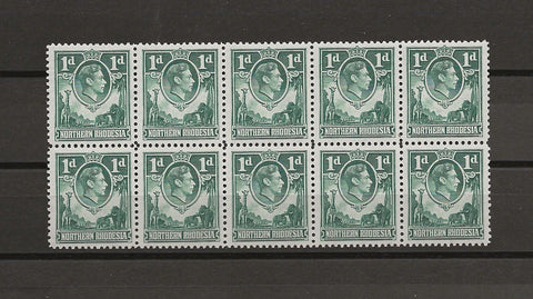 NORTHERN RHODESIA 1938/52 SG 28/28a MNH Cat £388.50