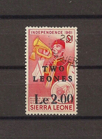 SIERRA LEONE 1964/6 SG 333a USED Cat £110