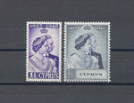 CYPRUS 1948 SG 166/7 MNH Cat £61.50