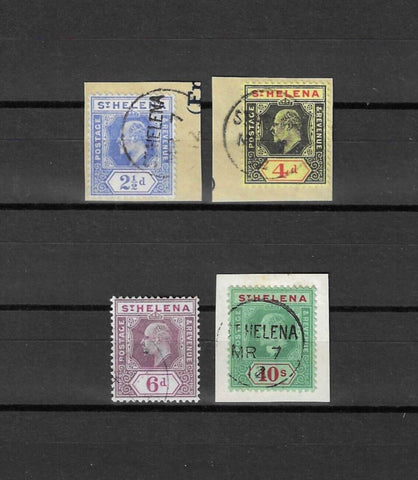 ST HELENA 1908/11 SG 64/70 USED Cat £325