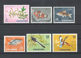 Singapore 1966/67 SG 83/88 MNH Cat £32