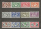 CAYMAN ISLANDS 1932 SG 84/95 MINT Cat £500