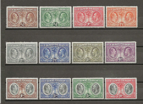 CAYMAN ISLANDS 1932 SG 84/95 MINT Cat £500