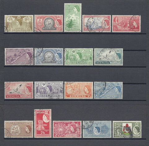 BERMUDA 1953/62 SG 135/50 USED Cat £40