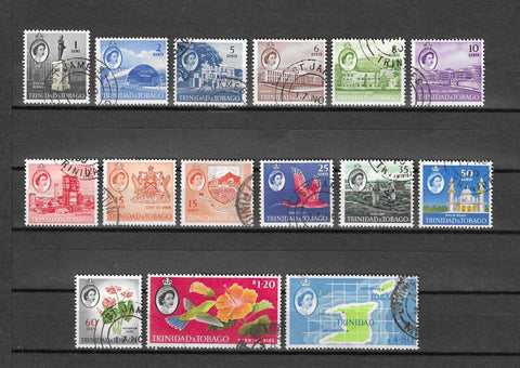 TRINIDAD & TOBAGO 1960/67 SG 284/97 USED Cat £29