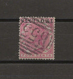 MAURITIUS 1891 SG 117a USED. CERT