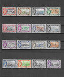 BAHAMAS 1954/63 SG 201/16 USED Cat £19