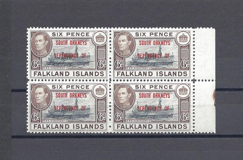 FALKLAND ISLANDS/FALKLAND ISLANDS DEPENDENCIES 1944/45 SG C6a MNH Cat £64