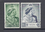 MALTA 1949 SG 249/50 USED Cat £48.10