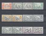 NIGERIA 1953/58 SG 69/80 + Shades MINT Cat £155