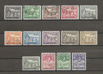 TURKS & CAICOS ISLANDS 1938/45 SG 194/205 USED Cat £65